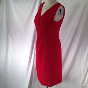 Red Dress Sz L 10 Coldwater Creek Holiday Evening
